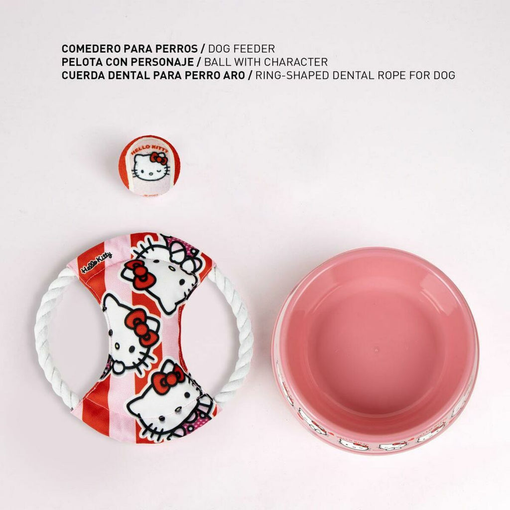 Welcome Gift Set for Dogs Hello Kitty Pink 21,0 x 21,0 x 8,8 cm 3 Pieces
