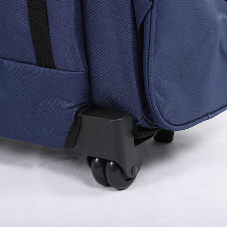 2 in 1 pet carrier on wheels, multiple colors - blue